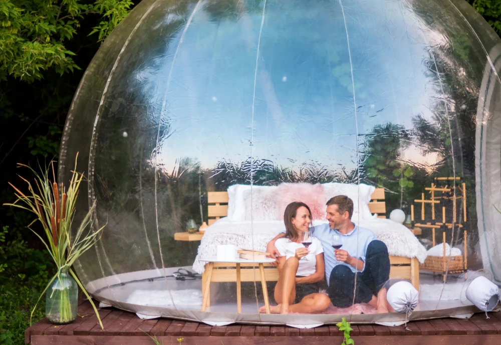 bubble tent glamping